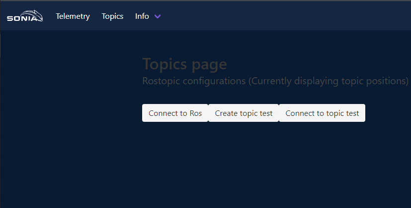 Web platform for Telemetry (Club SONIA) 